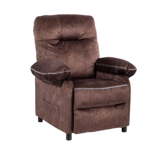 Recliner Chair with Heat Ergonomic Lounge Chair for Living Room with Rocking Function and Side Pocket