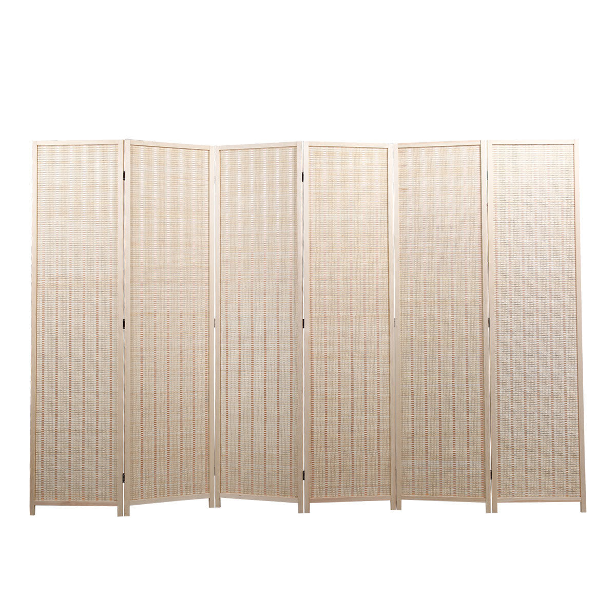 6-Panel Room Divider, 6 FT Tall Room Divider, Folding Privacy Screens, Freestanding Room Dividers