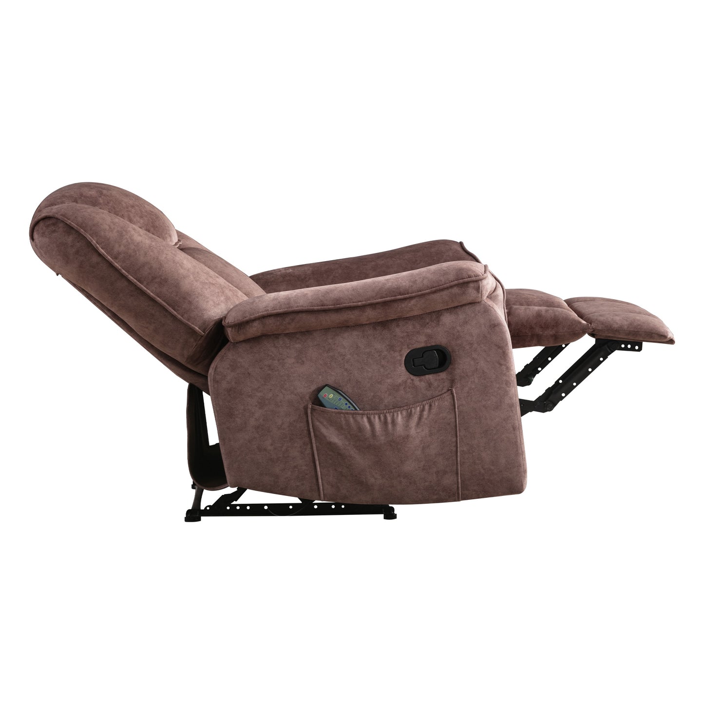 Recliner Chair for Living Room with Rocking Function and Side Pocket