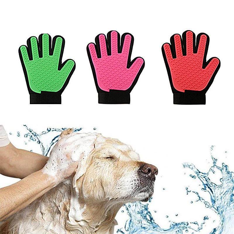 Pet Bath Silicone Gloves Pet Supplies Hair Removal Brush Sticky Device