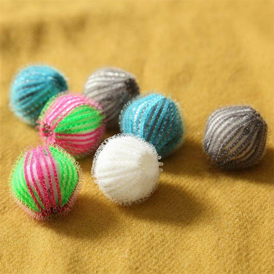 Magic Laundry Ball 12pcs Reusable Pet Hair Remover Lint Fluff Debris Fuzz Fur Removal Ball For Laundry Washing Machine Supplies