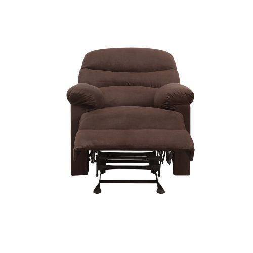 Arcadia Recliner (Motion) in Chocolate Microfiber