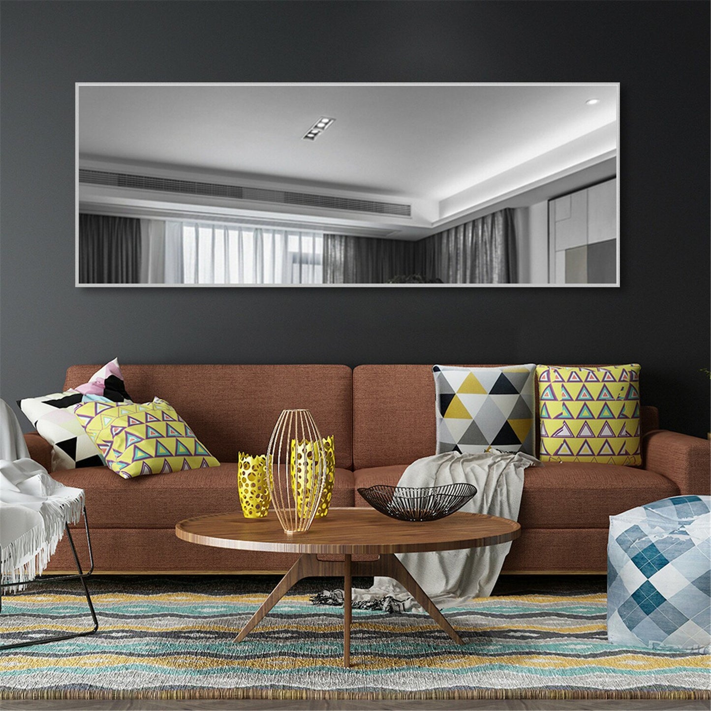 Modern Full Length Mirror, 65\" x 22\"x 1.2\"