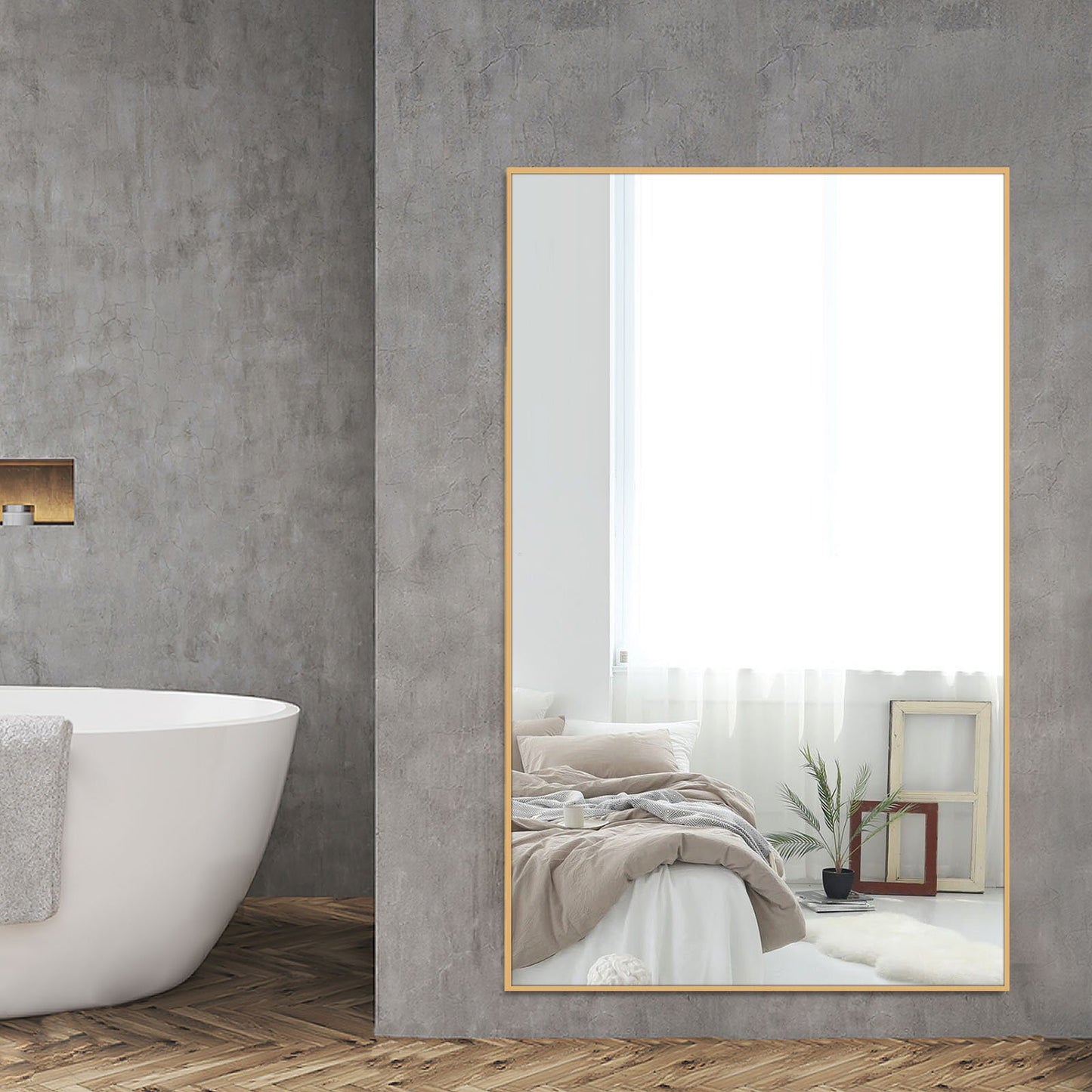 Modern Full-length Bathroom/Vanity Mirror