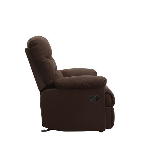 Arcadia Recliner (Motion) in Chocolate Microfiber