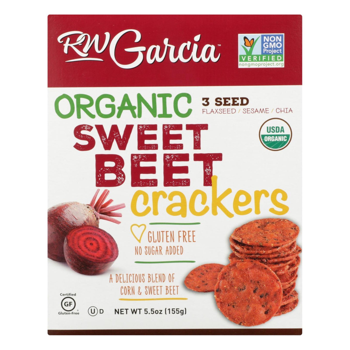 R. W. Garcia - Cracker Sweet Beet - Case of 6 - 5.5 OZ