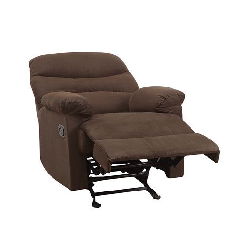 Arcadia Recliner (Motion) in Chocolate Microfiber