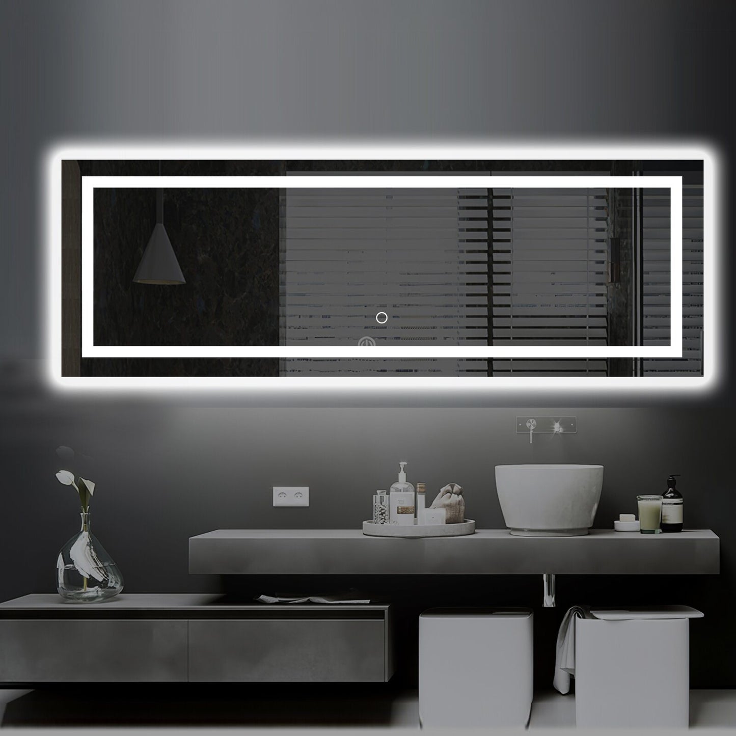 LED Lighted Full Length Mirror