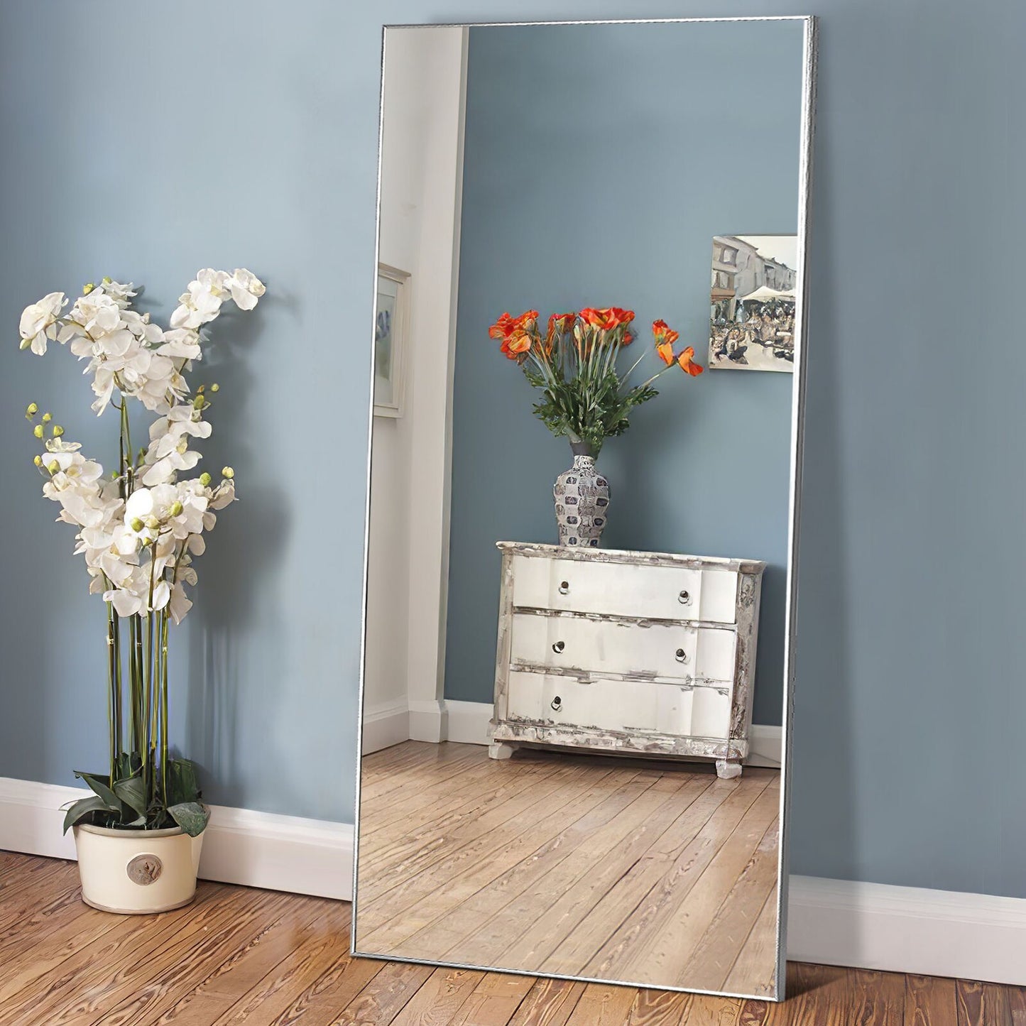 Aluminum Alloy Full Length Wall Mounted Mirror