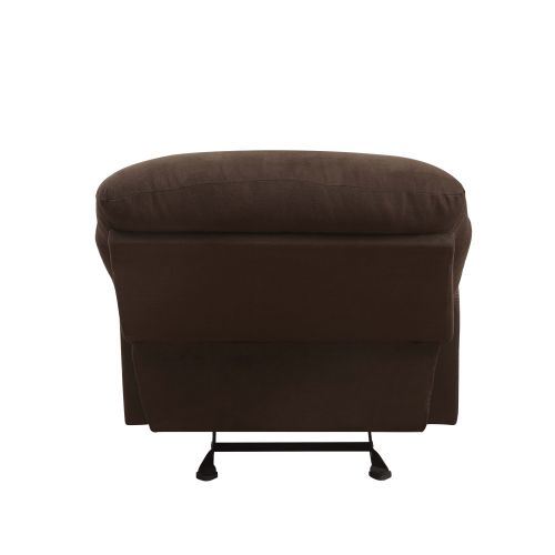 Arcadia Recliner (Motion) in Chocolate Microfiber