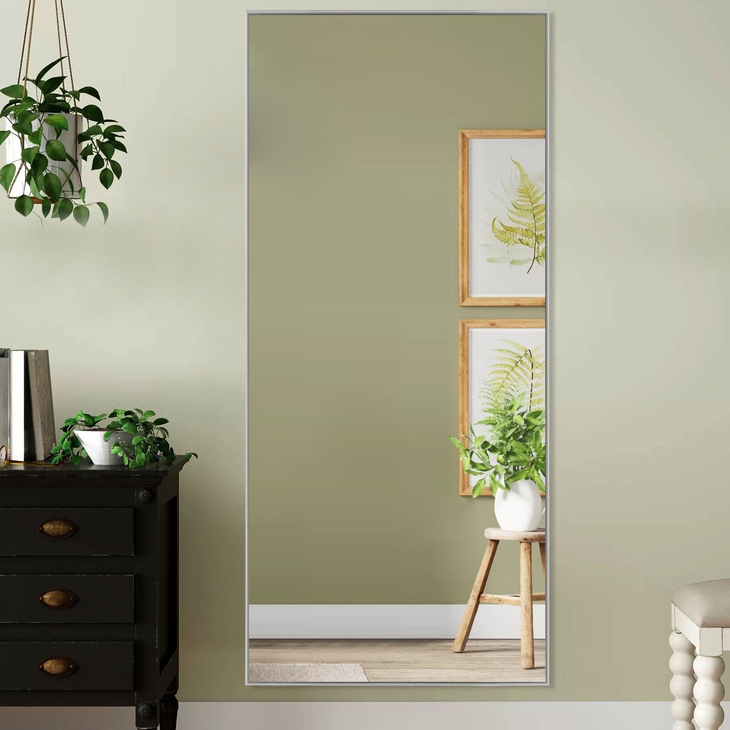 Aluminum Alloy Full Length Wall Mounted Mirror