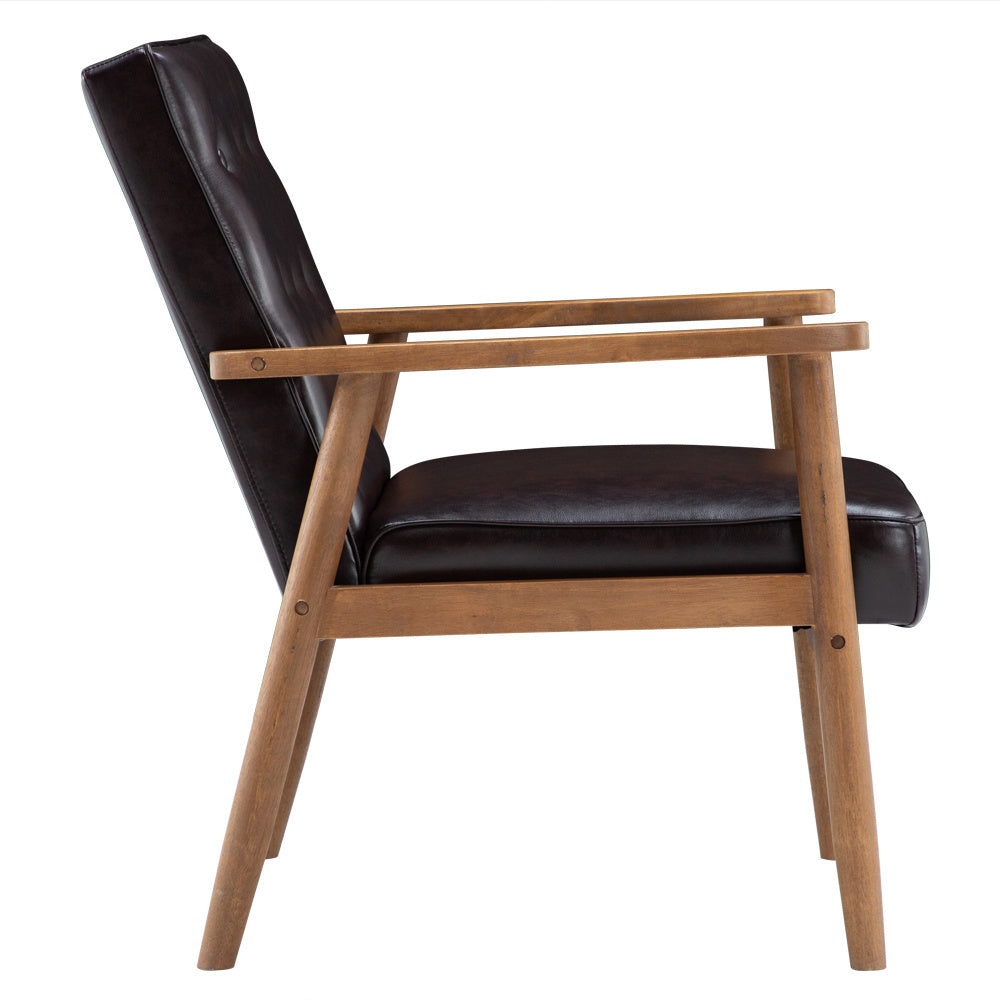 (75 x 69 x 84)cm Retro Modern Wooden Single Chair RT