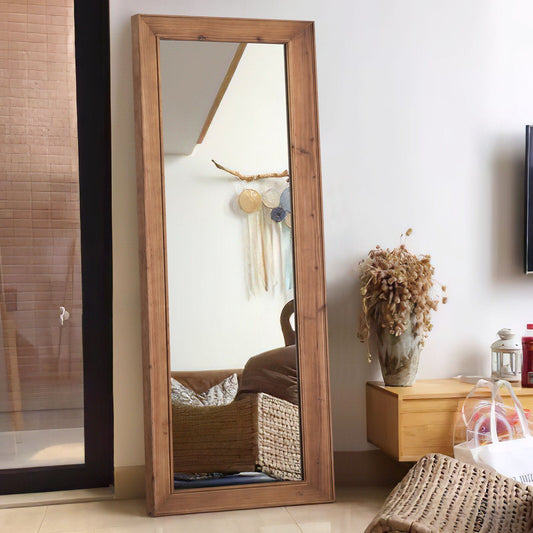 Distressed Wood Full Length Mirror