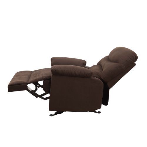 Arcadia Recliner (Motion) in Chocolate Microfiber