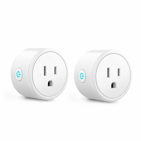 Bluetooth WiFi Smart Plug - Smart Outlets Work with Alexa; Google Home Assistant; Remote Control Plugs with Timer Function; ETL/FCC/Rohs Listed Socket