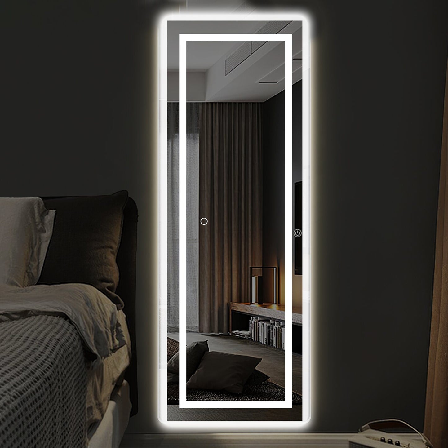 LED Lighted Full Length Mirror