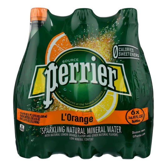 Perrier - Sparkling Water Lemon Orange - Case of 4-6/16.9FZ