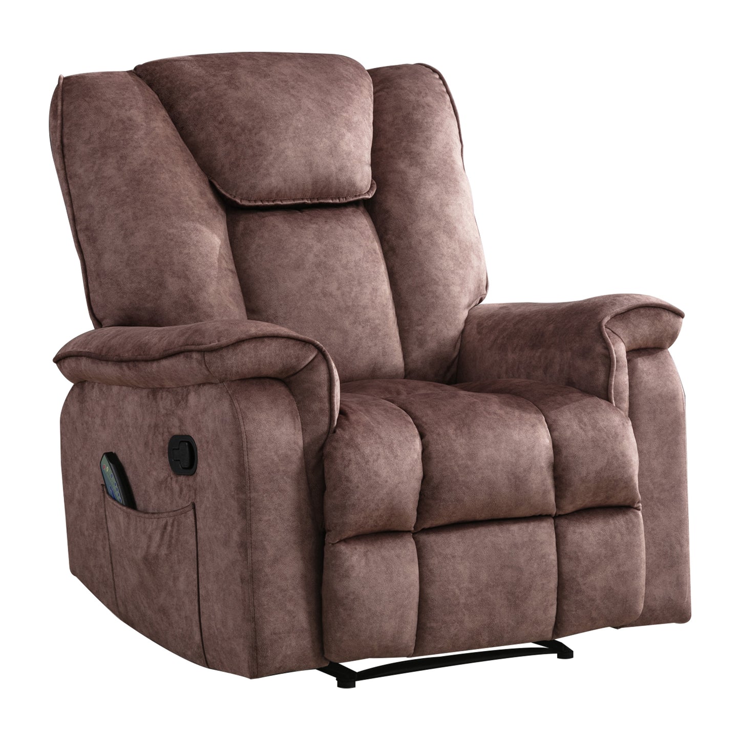 Recliner Chair for Living Room with Rocking Function and Side Pocket