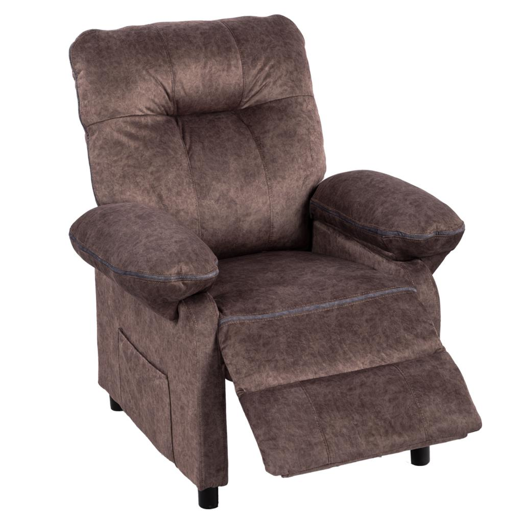 Recliner Chair with Heat Ergonomic Lounge Chair for Living Room with Rocking Function and Side Pocket