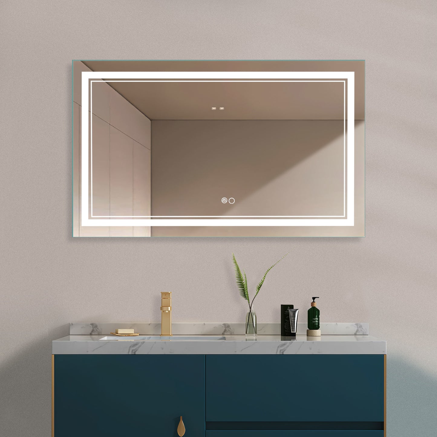 Lighted Wall Mounted Bathroom / Vanity Mirror